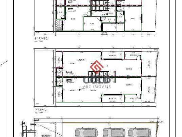 Terreno à venda, 200 m² por R$ 665.000,00 - Parque das Nações - Santo André/SP