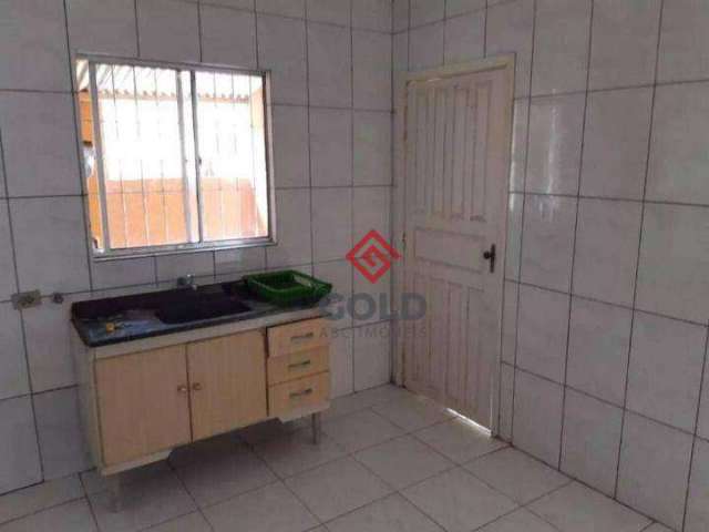 Casa com 1 dormitório para alugar, 40 m² por R$ 850,00/mês - Parque Miami - Santo André/SP