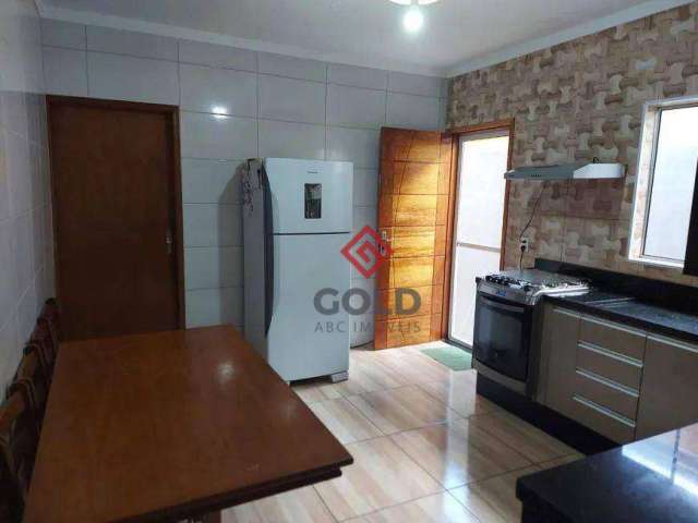 Casa com 2 dormitórios à venda, 125 m² por R$ 430.000,00 - Parque Erasmo Assunção - Santo André/SP