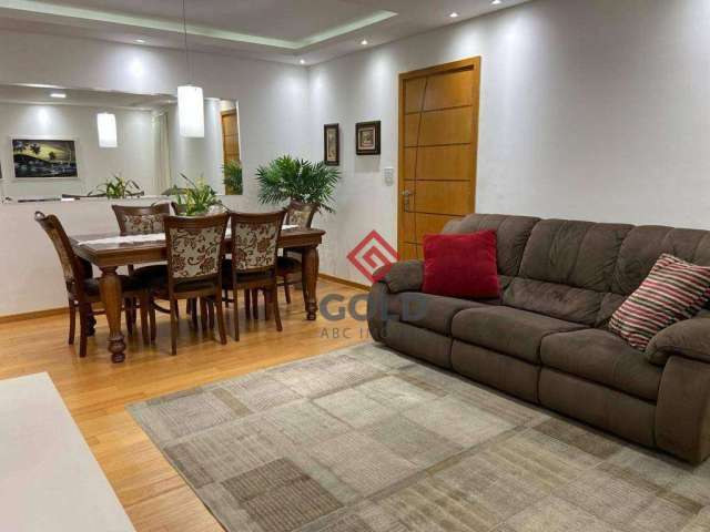 Apartamento com 3 dormitórios à venda, 119 m² por R$ 1.380.000,00 - Vila Bastos - Santo André/SP