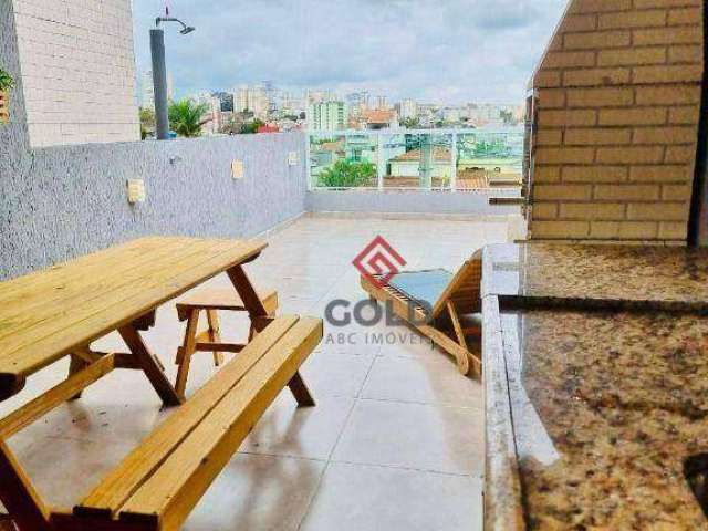 Sobrado com 2 dormitórios para alugar, 135 m² por R$ 4.200,00/mês - Campestre - Santo André/SP