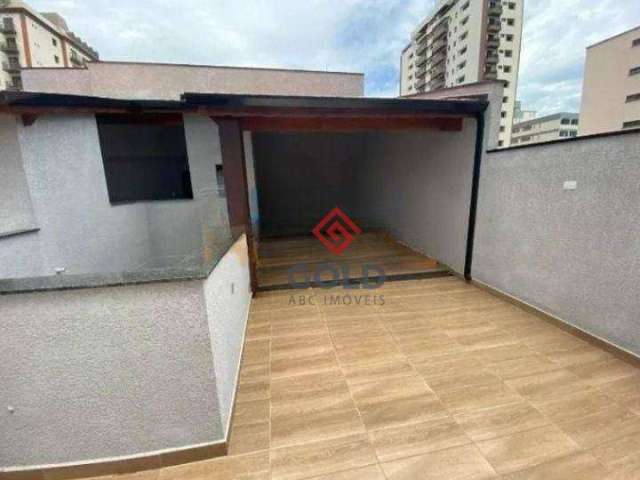 Cobertura com 2 dormitórios à venda, 105 m² por R$ 667.000,00 - Vila Bastos - Santo André/SP