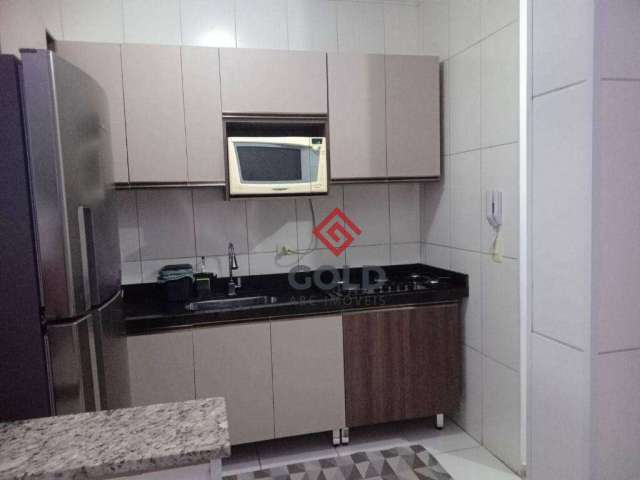 Apartamento com 2 dormitórios para alugar, 70 m² por R$ 2.375,00/mês - Jardim Jaçatuba - Santo André/SP