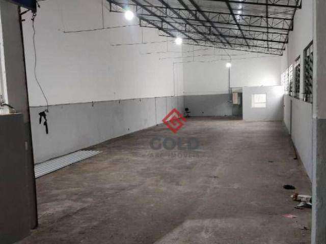 Galpão para alugar, 525 m² por R$ 9.030,91/mês - Serraria - Diadema/SP