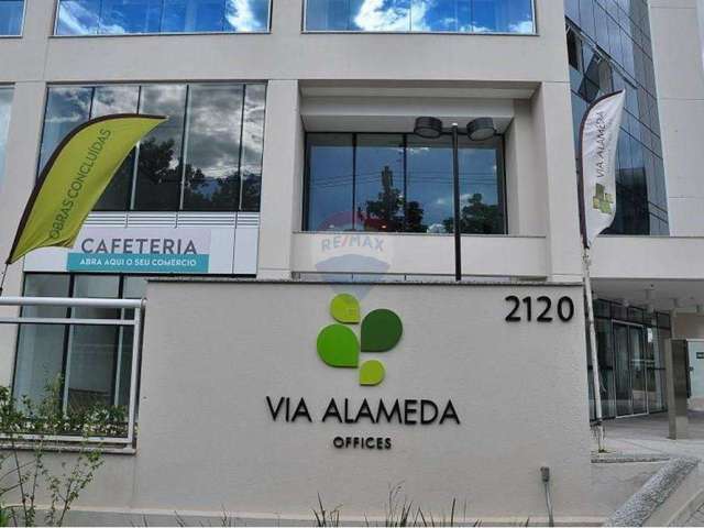 Studio para locação via alameda 38m² mobiliado andar alto vita livre