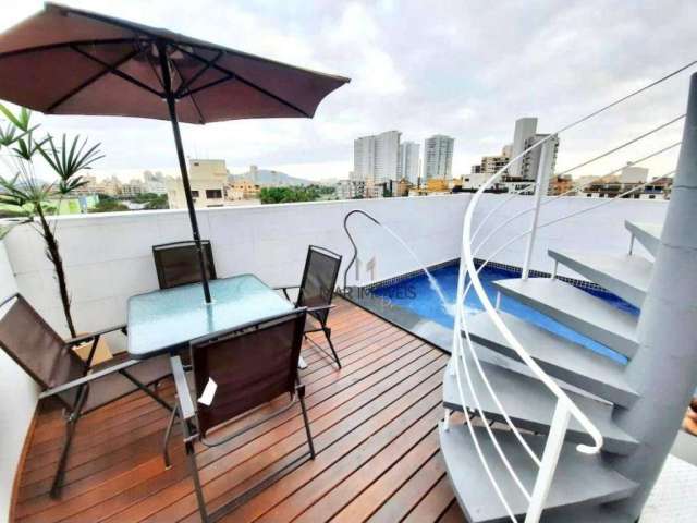 Cobertura com 4 dormitórios à venda, 180 m² por R$ 650.000,00 - Enseada - Guarujá/SP