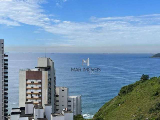 Apartamento à venda no Guarujá, na praia das Astúrias, 50 metros da praia, varanda gourmet, vista mar, 02 vagas de garagem e lazer.