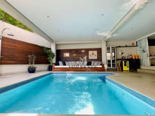 Casa com 7 dormitórios à venda, 600 m² por R$ 4.500.000,00 - Península - Guarujá/SP