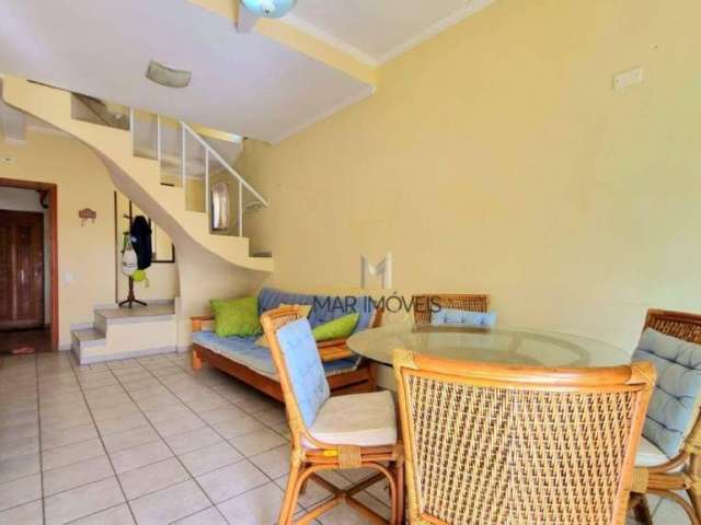 Apartamento duplex na praia do Tombo no Guarujá!