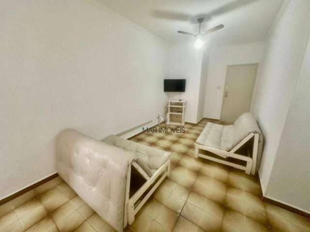 Apartamento com 1 dormitório para locação, 57m² por R$ 2.500 - Enseada - Guarujá/SP