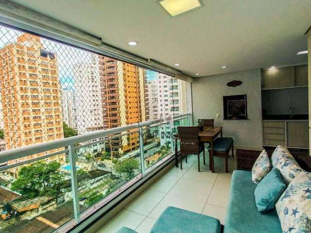 Apartamento com 3 dormitórios à venda, 105 m² por R$ 849.000,00 - Pitangueiras - Guarujá/SP