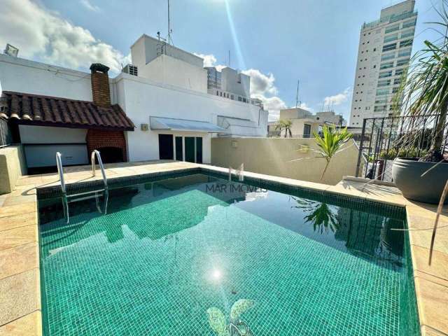 Excelente cobertura com piscina para venda na praia da enseada!