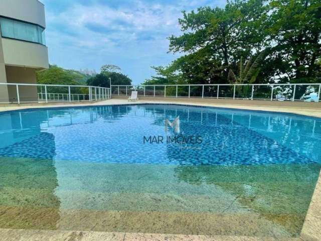 Apartamento em condomínio frente ao mar da praia do Tombo no Guarujá!