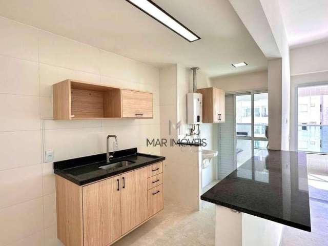 Apartamento com 2 dormitórios, 66 m² - venda por R$ 590.000,00 ou aluguel por R$ 4.500,02/mês - Praia das Astúrias - Guarujá/SP