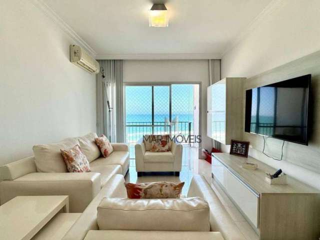 Apartamento Frente mar - com 3 dormitórios à venda, 130 m² por R$ 1.000.000 - Pitangueiras - Guarujá/SP