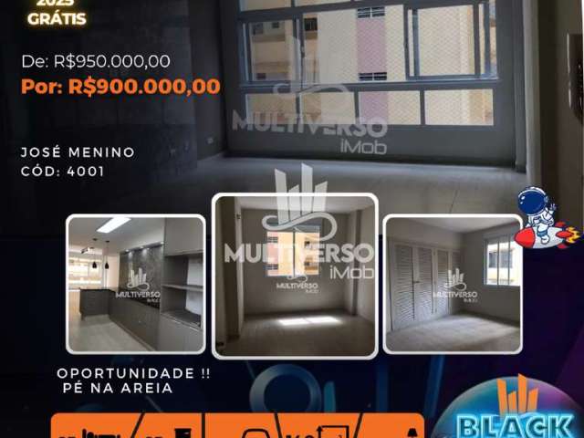 Apartamento à venda, 3 quartos no bairro José Menino em Santos