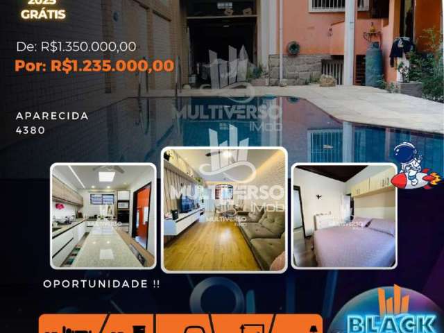 Casa com 3 dormitórios, Vila Belmiro - Santos/ SP - R$ 1.235.000,00