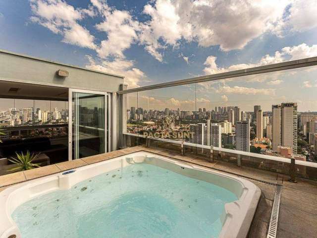 Cobertura com 2 dormitórios (1 Suíte), jacuzzi, 3 vagas, 143 m² - venda por R$ 2.980.000 ou aluguel por R$ 23.801/mês - Vila Olímpia - São Paulo/SP