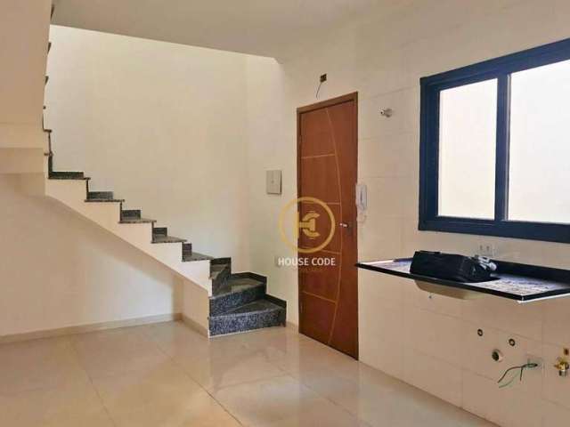 Cobertura Duplex 2 quartos à venda, 84 m² por R$ 390.000 - Jardim Alvorada - Santo André/SP