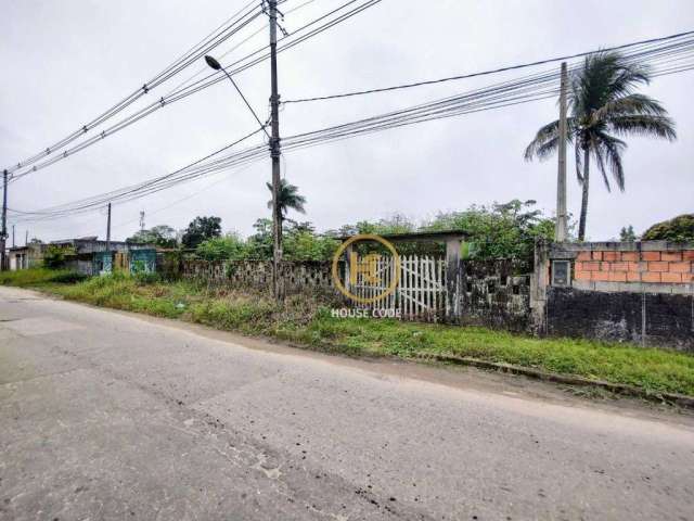 Terreno à venda, 300 m² por R$ 80.000,00 - Estância Balneária Antonio Novaes - Peruíbe/SP