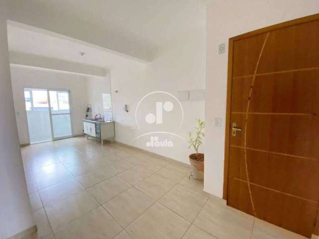 Apartamento sem condomínio, com  48,25 m² de área útil, Vila Guaraciaba, Santo André