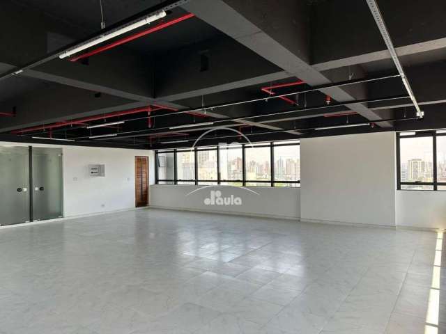 Estuda permuta até valor total Excelente localização sala comercial com 131,54 m²!