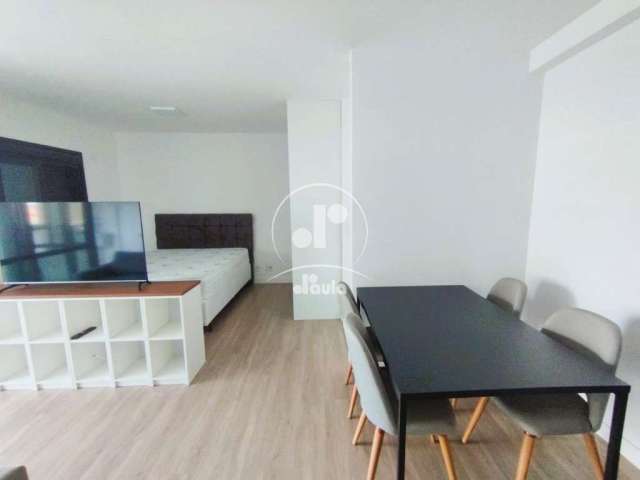 Apartamento para locação em Santo André-SP, bairro Campestre: 1 quarto, 1 sala, 1 banheiro, 1 vaga, 44m². Aproveite!