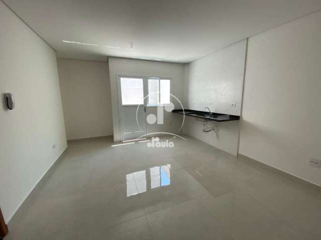 Vila Pires, Santo André. Apartamento sem condomínio com 47,74m2, com ELEVADOR, 2 quartos, sendo 1 suíte, Banheiro Social e 1 vaga de garagem,