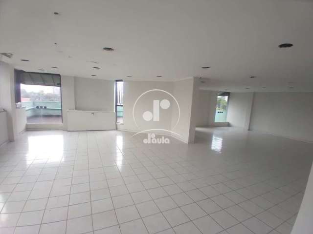 Sala comercial 132m² para alugar no Bairro Jardim em Santo André.