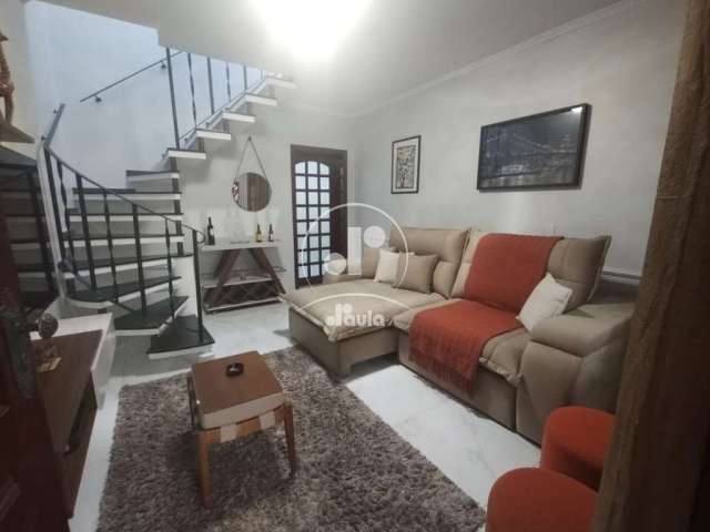 Sobrado 123m²,Mobiliado, 2 Quartos, 1 vaga, Churrasqueira, Vila Bastos, Santo André,SP