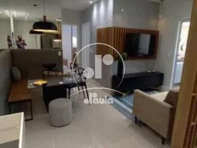 Apartamento com 60m² a venda no bairro Jardim em Santo André, com 2  dormitórios e 2 vagas com varanda gourmet.