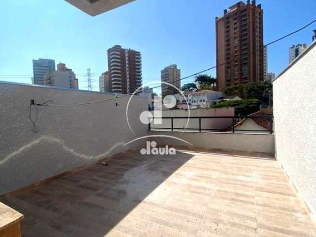 Apartamento garden com elevador na Vila Bastos com 2 quartos, 2 suítes, 1 sala, 2 banheiros, 2 vagas e elevador