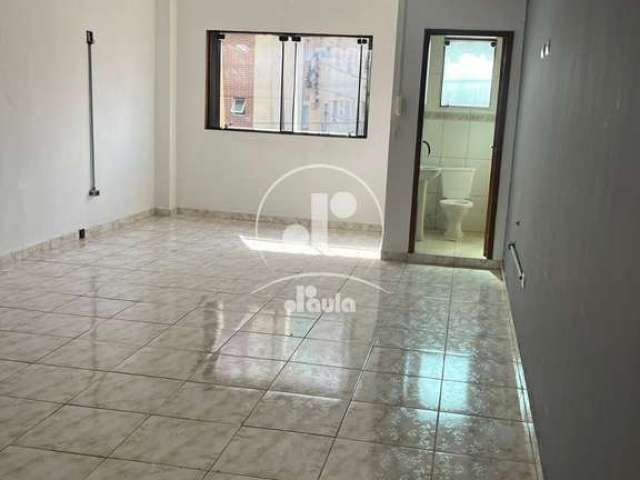 Sala Comercial na Melhor Localização de São Caetano do Sul - Santa Paula: 1 Sala, 1 Banheiro, 1 Vaga, 40m²