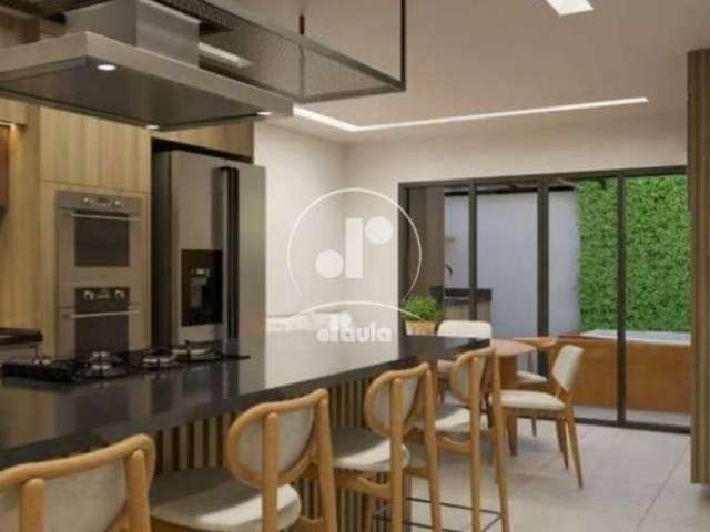 Sobrado de Alto Padrão à Venda em Jardim Santo Antônio, Santo André-SP: 4 Quartos, 2 Suítes, 1 Sala, 3 Banheiros, 200m²