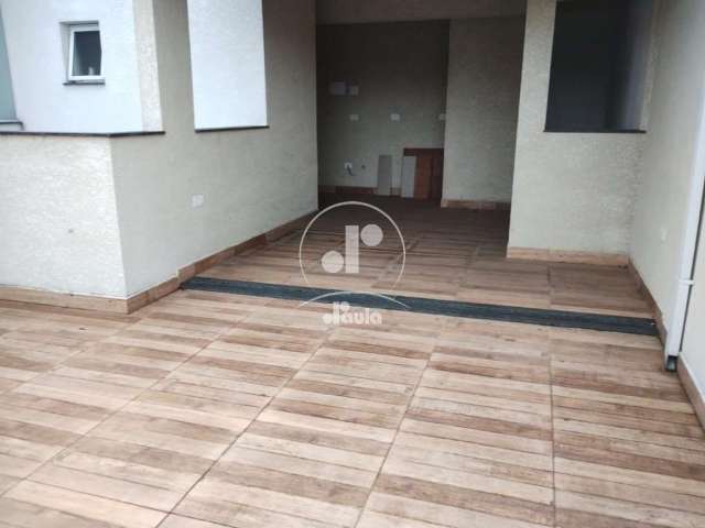 Oportunidade única: Cobertura à venda em Santo André-SP, Jardim Bela Vista, 2 quartos, 1 suíte, 1 sala, 3 banheiros, 1 vaga, 90m².