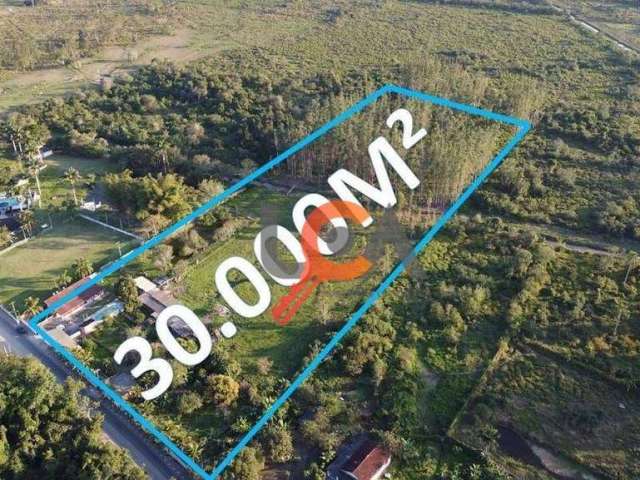 Área à venda, 30000 m² por R$ 2.000.000,00 - Pegorelli - Caraguatatuba/SP