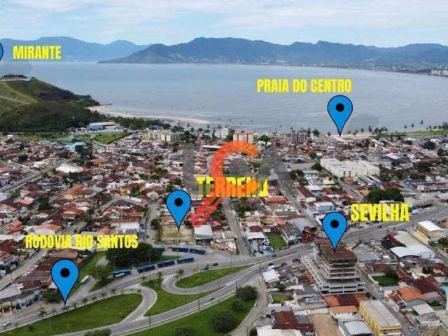 Terreno à venda, 1300 m² por R$ 3.000.000,00 - Sumaré - Caraguatatuba/SP