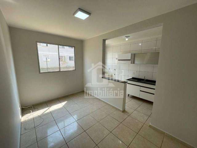 Apartamento com 2 dormitórios para alugar, 47 m² por R$ 1.303,72/mês - Jardim Manoel Penna - Ribeirão Preto/SP