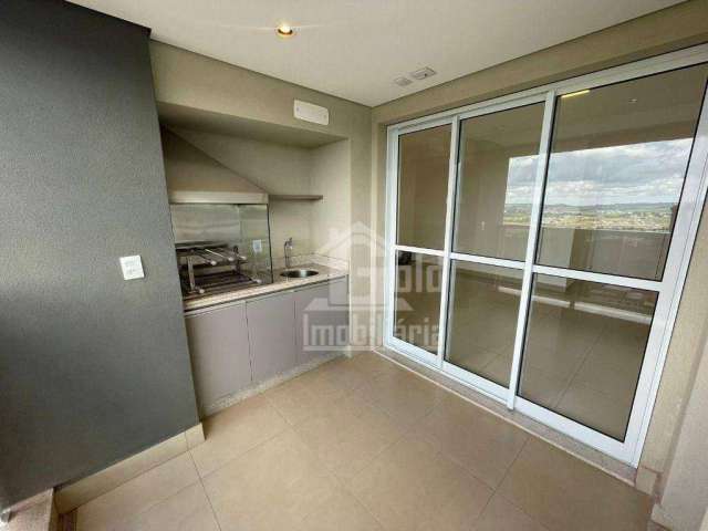 Apartamento com 3 dormitórios para alugar, 90 m² por R$ 5.246,54/mês - Distrito de Bonfim Paulista - Ribeirão Preto/SP