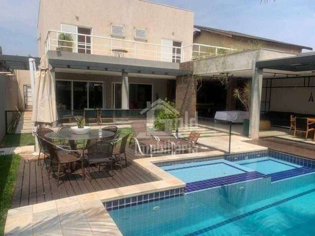 Casa Sobrado Alto Padrão com 3 dormitórios, 374 m² - venda por R$ 1.390.000 ou aluguel por R$ 10.249/mês - City Ribeirão - Ribeirão Preto/SP