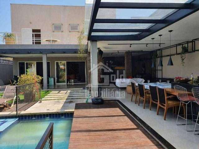 Casa Sobrado Alto Padrão com 3 dormitórios, 374 m² - venda por R$ 1.390.000 ou aluguel por R$ 10.249/mês - City Ribeirão - Ribeirão Preto/SP