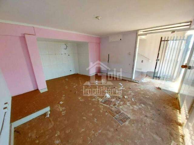 Salão em Avenida para alugar, 140 m² por R$ 405/mês - Jardim América - Ribeirão Preto/SP