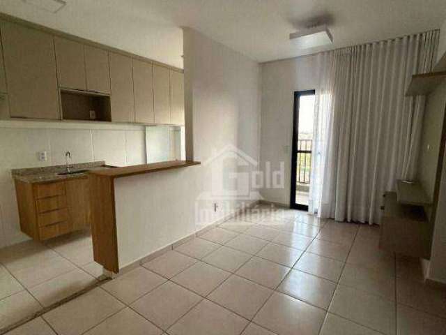 Apartamento com 2 dormitórios para alugar, 50 m² por R$ 2.810,45/mês - Distrito de Bonfim Paulista - Ribeirão Preto/SP