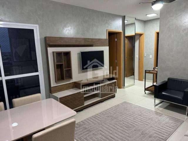 Apartamento MOBILIADO com 2 dormitórios para alugar, 57 m² por R$ 2.899/mês - Ipiranga - Ribeirão Preto/SP