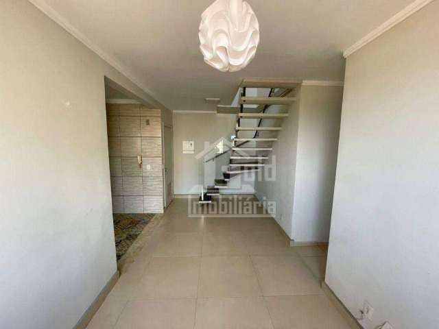 Apartamento DIFERENCIADO - Duplex - Cobertura - com 3 dormitórios para alugar, 124 m² por R$ 3.325/mês - Jardim Palma Travassos - Ribeirão Preto/SP