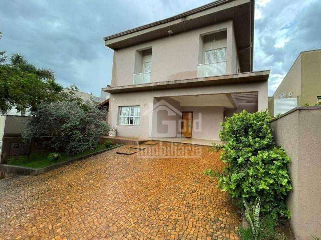 Casa Sobrado Alto Padrão com 4 Suítes para alugar, 240 m² por R$ 6.703/mês - Condomínio San Marco - Ribeirão Preto/SP