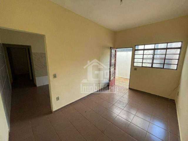 Casa com 1 dormitório para alugar, 80 m² por R$ 1.000,00/mês - Jardim Anhangüera - Ribeirão Preto/SP