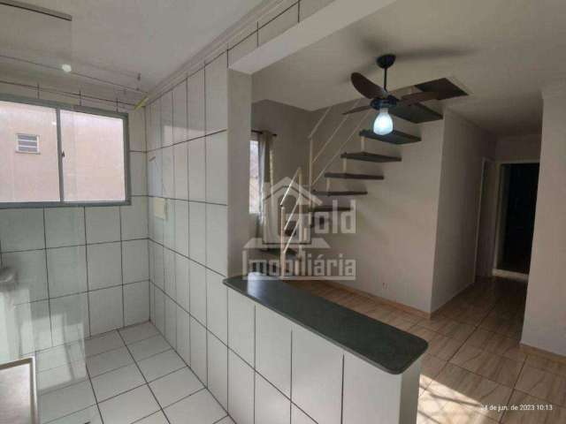 Apartamento COBERTURA com 2 dormitórios, 72 m² - venda por R$ 240.000 ou aluguel por R$ 1.560/mês - Parque Industrial Lagoinha - Ribeirão Preto/SP