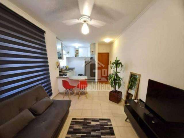 Apartamento MOBILIADO na Zona Sul com 1 dormitório para alugar, 40 m² por R$ 1.843/mês - Alto da Boa Vista - Ribeirão Preto/SP