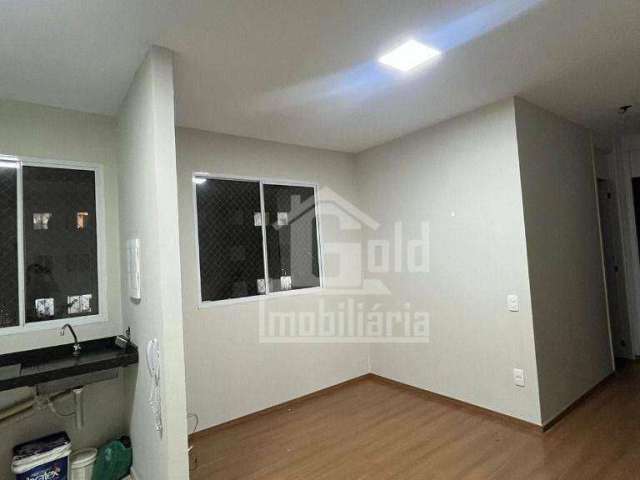 Apartamento com 2 dormitórios para alugar, 46 m² por R$ 1.093,00/mês - Reserva Macaúba - Ribeirão Preto/SP